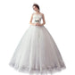 Vestido de noiva Novo vestido de bola elegante e elegante Princesa Luxa Lace Vestido de Noiva Robe de Mariee Plus Tamanho