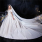 Vestido de Noiva Gryffon Classico abito da sposa o-collo con abito da palla di raso di lusso in raso la principessa Robe de Mariee Plus size