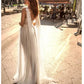 LoveDress Sweetheart Spaghetti Straps Bride Dress Sexy Simple Beach Wedding Dress Elegant 3D Flowers Beach Bridal Gown