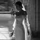 Elegant Off The Shoulder Wedding Dresses Full Sleeves Lace Appliques Bridal Gowns Side Split Illusion Floor Length Vestido Novia