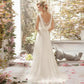 Vestido De Noiva Boho Wedding Dress Beach Wedding Dresses Sleveless V Neck Simple Bridal Dress Robe De Soiree