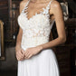 2 pcs jumpsuits gaun pengantin untuk wanita setelan jas renda applique manik -manik pengantin formal gaun pengantin vestidos de noiva panjang lantai
