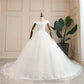 GRYFFON WEDDING GOWNS BOAT NEGHT NECK LEACT LEACE UP BALL GOWN OFF THE BUARAN PERKHIDMAT