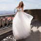 Bohemian Wedding Dress Boho A Line Simple Sweetheart White Tull Corset Bride Dress Beach Wedding Gowns Vestido De Noiv