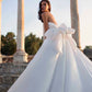 Abiti da sposa Sexy Strapless Open Back Lace Satin Satin Bridal Base Beach Gowns Wedding Robe De Mariee