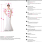 Daun Pernikahan Putri Duyung Perlgan Payet Pleatings Gaun Pengantin Gaun Pengantin Dua-Potongan Dua-Piece