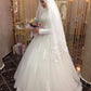Arabisch Brautkleid Islamische Langarm Muslim Brautkleid Araber Ballkleid Spitze Hijab Hochzeitskleid 2021