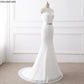 Nowa sukienka Simiple Mariage Vintage Lace Sukienki syreny ślubne Plus Size