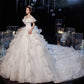 Wedding Dress Gryffon Luxury Lace Wedding Gown With Train Ball Gown Classic Cap Sleeve Princess Dresses Plus Customize