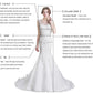 Sodigne konservatives Hochzeitskleid Satin Brautkleider voller Ärmeln muslimischem Brautkleid bescheidenes langes Hochzeitskleid für Frauen