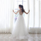 Suknia ślubna Tiul Boho Elegent Sleepleless Blus Size Wedding Suknia Czech Bride Sukienka Robe Mariee Princesse