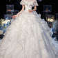 Wedding Dress Gryffon Luxury Lace Wedding Gown With Train Ball Gown Classic Cap Sleeve Princess Dresses Plus Customize