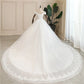 GRYFFON WEDDING GOWNS BOAT NEGHT NECK LEACT LEACE UP BALL GOWN OFF THE BUARAN PERKHIDMAT