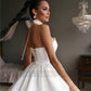 שמלת כלה פשוטה קצרה Curto לבן פלוס שמלות כלה בגודל שמלות כלה באורך ברך שמלות כלה נסיכה vestidos