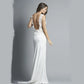 Elegant Backless Wedding Dresses High Split Lace Applique Beach Sheath Bridal Gowns Sweep Train Custom Made Robe De Mariee