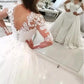 Vestido De Noiva Lace Mermaid Wedding Dress with Detachable Skirt Backless Long Sleeve Bridal Wedding Gowns