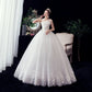 فستان زفاف جديد جريفون أنيق على شكل كرة الأميرة الفاخرة من الدانتيل فيستدو دي نويفا رداء دي ماري مقاس كبير