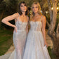 Gaun Perkahwinan Berkilat Berkilat Spaghetti Tali Sweetheart Beach Bridal Dress A-Line & Mermaid Gowns