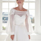 A-line Wedding Dress Short Sparkly Net Long Sleeve Bridal Gowns Knee Length Sheer Robe De Mariee Gorgeous For Lady Civil Vintage