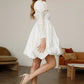 Ruffles Princess Wedding Dress Modern Vestido De Novia Bow Court Train Dress Mermaid Gown Satin