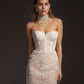 Full-on Lace Wedding Dress Vestido De Novia Train Princess Dress Satin  Bow Court Simple Bridal Gown