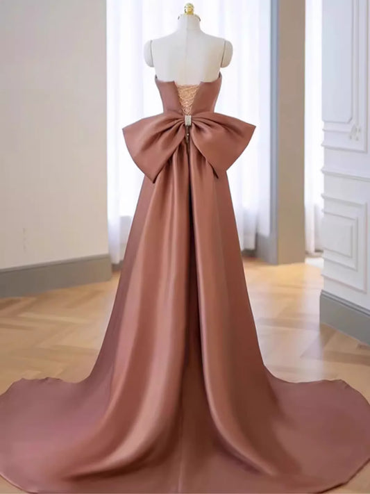 Vestido elegante de lentejuelas para mujer, vestidos de noche largos de talla grande con hombros descubiertos, vestido de boda musulmán con espalda descubierta de lujo, vestido de Gala para mujer