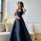 Modest فساتين السهرة Black Halter Neck Prom Dresses Sleeveless Vestidos De Noche Sexy Open Back Prom Gown