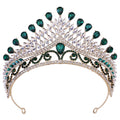 Baroque Queen Crowns For Women Crystal Princess Bridal Tiara Crown For Pageant Party Prom Hair Jewelry Diadem Wedding Headdress as picture 1