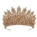 Baroque Women's Crowns For Wedding Headdress Queen Crystal Bridal Tiara Crown For Pageant Diadem Party Prom Bride Hair Jewelry as picture 2