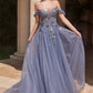 Off Shoulder A-line Tulle Fabric Prom Dress 3D Lace Embroidery Vestidos De Novia Elegant Heart Shaped Neck robes de soirée