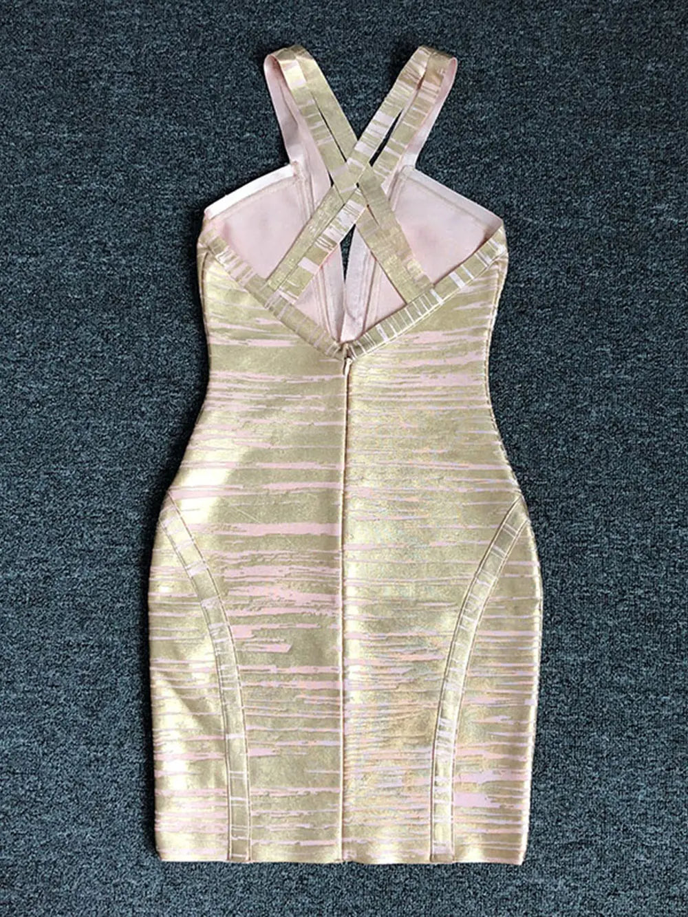 Sexy Women's Coated Bandage Dress Camisole Deep V-neck Sleeveless Bodycon Mini Dresses Cocktail Evening Party Vestidos