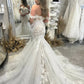 Mermaid Wedding Dresses Sweetheart Neck Off The Shoulder Backless Lace Appliques Country Bridal Gown Plus Size