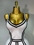 Women Sexy Backless Ruffled Edge Bodycon Bandage Dress Celebrity Elegant Evening Party Luxury Birthday Club Dress