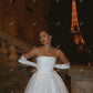 Mini robe de soirée de mariage en Tulle, ligne a, sans bretelles, sans manches, courte, robe de bal pour femmes, tenue de Cocktail