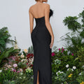 White Bandage Dresses Long Luxury Evening Dress Night Sexy Backless Off Shoulder Black Club Women Celebrity Cocktail Elegant