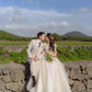 Sweetheart Custom Made Wedding Gown 웨딩드레스 Civil Tulle Short Sleeves A-Line Korea Ivory Brides Gowns Women Bridal Dresses