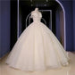 Wedding Dresses New Luxury Beading Vestido De Noiva Real Photo Ball Gown Off Shoulder Customize Robe De Mariee