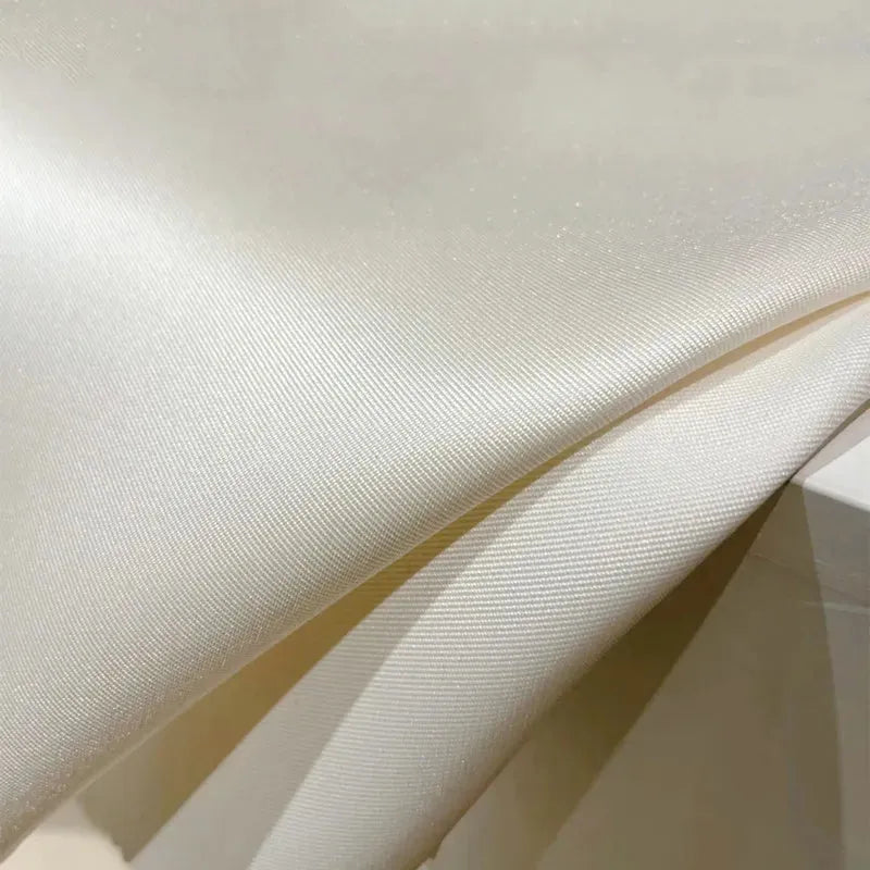 Mikado Imported Satin Textured Plain Satin For DIY Wedding Dress Fabric