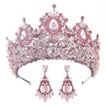 Baroque Crown For Queen Luxury Crystal Bridal Crowns And Tiaras For Wedding Hair Accessories Pageant Prom Hair Jewelry Headdress as picture