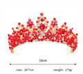 Crystal Queen Crowns For Women Princess Bridal Tiara Crown For Wedding Pageant Headpieces Bride Party Prom Hair Jewelry Diadem