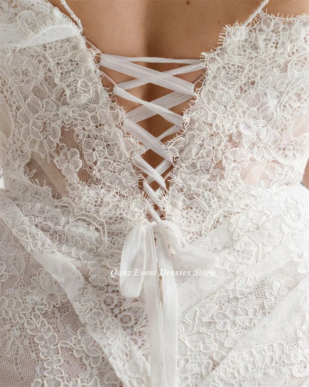 Kurze Tulle Brautkleider Mini Perlen Spitzen Applikationen Braut Kleid Vestido Branco Hochzeitskleider Schnürbeutel Back Robe de Mariéee