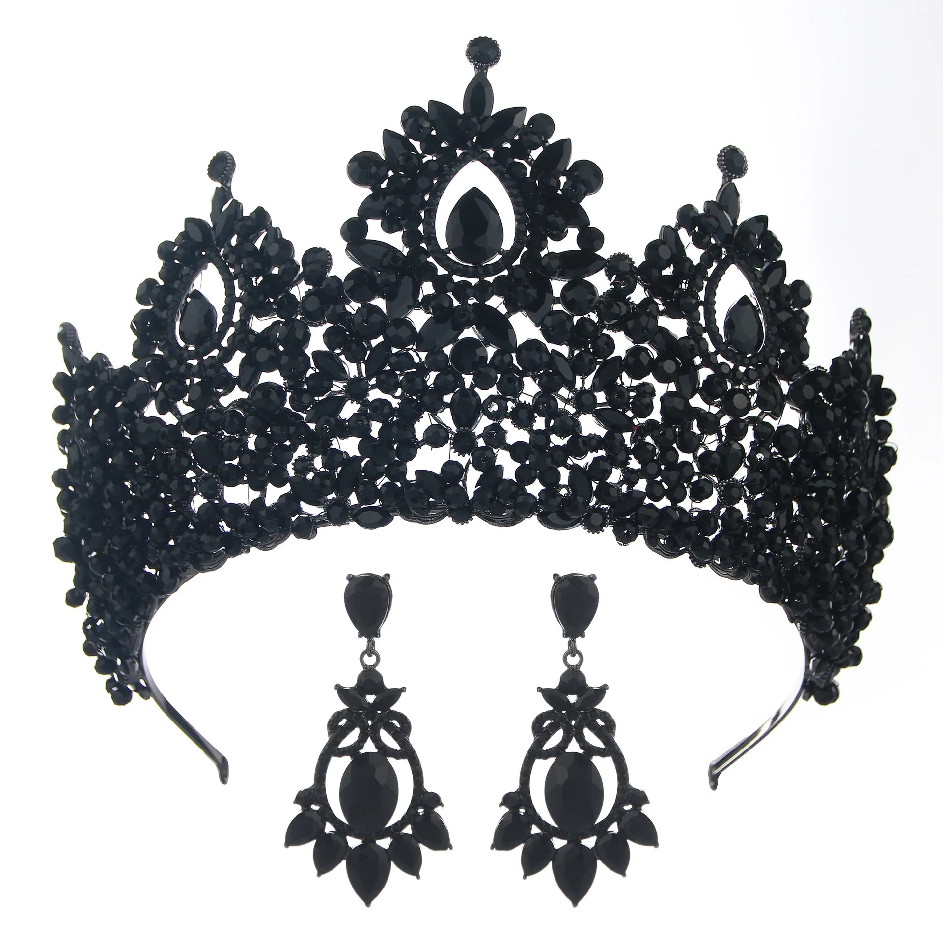 Baroque Crown For Queen Luxury Crystal Bridal Crowns And Tiaras For Wedding Hair Accessories Pageant Prom Hair Jewelry Headdress as picture 6