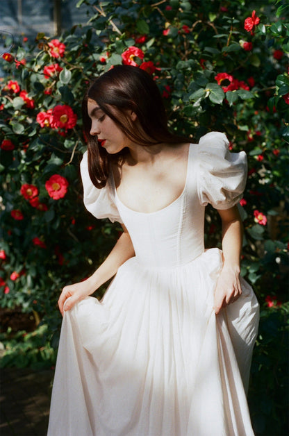 Vestido largo de fiesta de boda con mangas abullonadas, elegante vestido Formal de lujo para celebridades, para graduación y graduación 