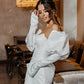 A-Line Mini Wedding Party Dresses Off Shoulder Puff Sleeves Short Brides Dress for Women Stain Simple Bridal Cocktai Gowns