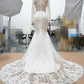 Mermaid Cut Dress Vestido de noiva Vestidos de noiva de luxo para mulheres Robes de noiva Festa formal feminina convidada
