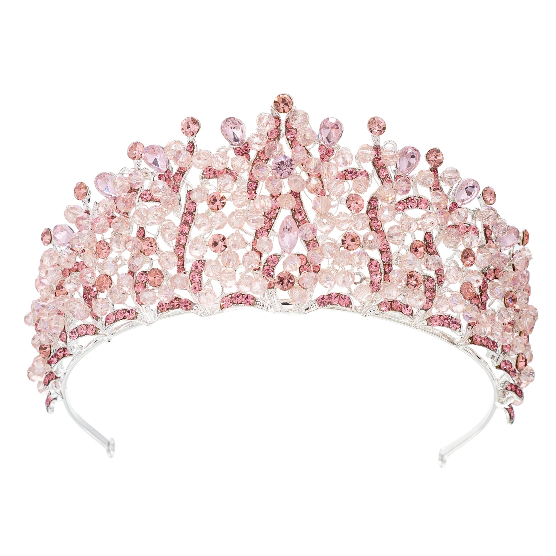Crystal Crowns For Women Princess Queen Bridal Tiara Crown For Wedding Bride Headpieces Pageant Party Prom Hair Jewelry Diadem as picture 4