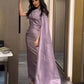 Sexy One Cape Sleeve Mermaid Prom Dress Elegant Sequins Fishtail فساتين السهرة Purple Trumpet Silk Vestidos De Noche