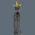 Elegant Crystal Party Evening Gown Cocktail Long Dress Dinner Gown Women Costume Sexy Sparkly Rhinestone Club Party Dress Xigua black One Size