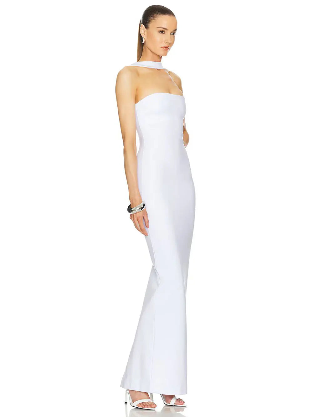 Sexy Women Maxi Dress Fashion Slips Sleeveless Bodycon Off Back Long Bandage Dress Celebrity Cocktail Evening Party Vestido
