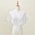 Black Lace Mantilla Veil For Church Spanish Head Covering Shawl For Women White Catholic Chapels Veils For Wedding Bridal Veils